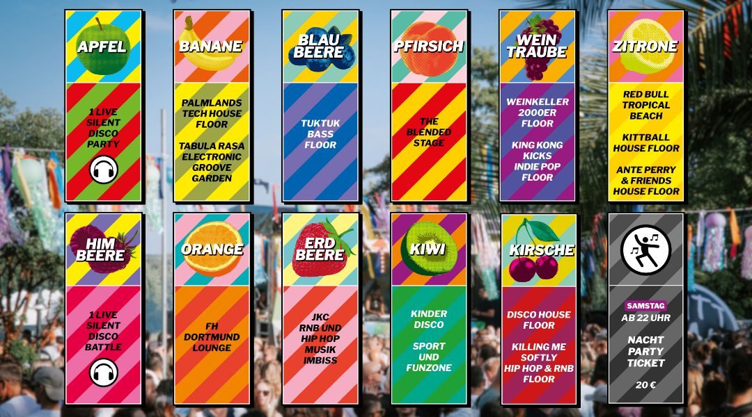 Floors Header 2025 Übersicht aller Dancefloors 2025