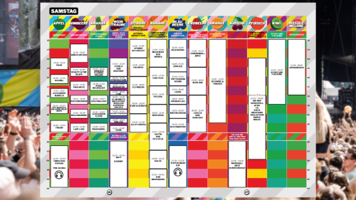 Abbildung Juicy Beats Festivalplan 2025
